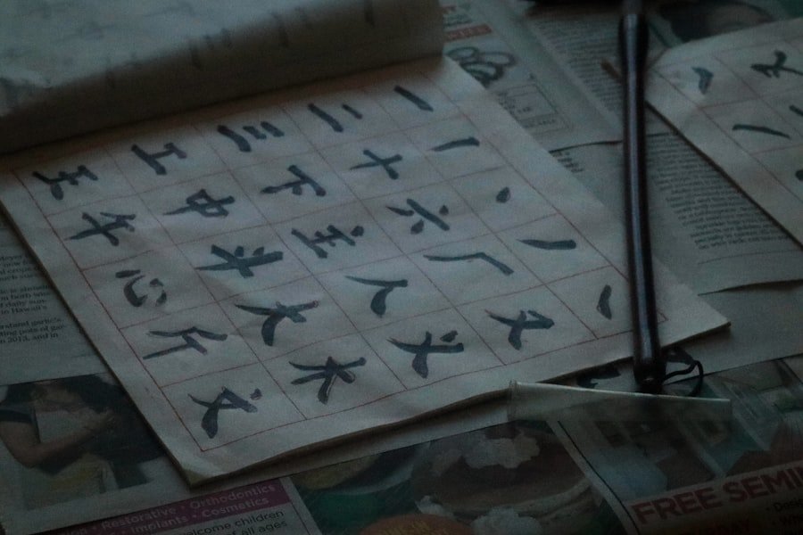 Photo chinese calligraphy
